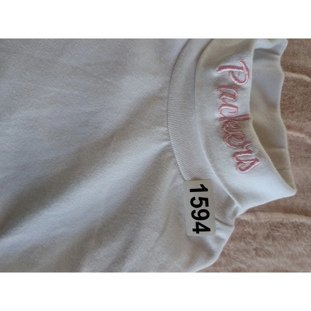 Vintage Baby Girls Green Bay Packers Turtleneck Pink 24 Months NFL Football